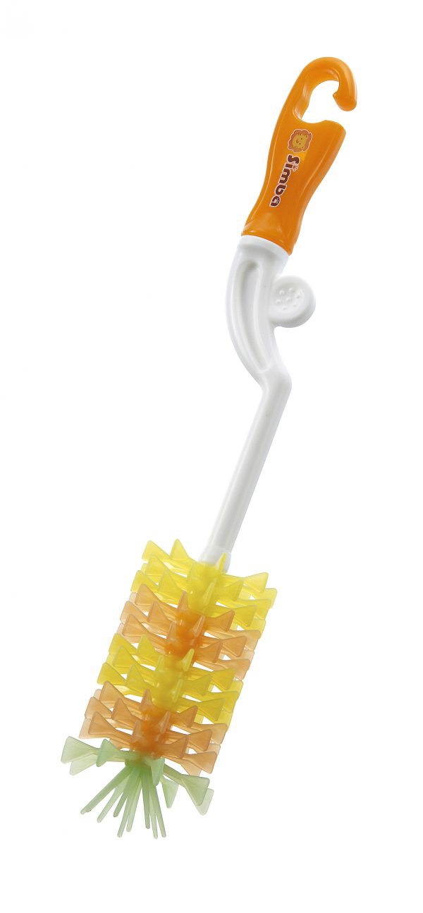 Simba Rotary Silicon Bottle Brush w/ Nylon Nipple Brush