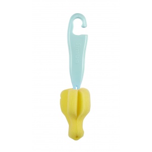 Simba Sponge Nipple Brush With Easy Hanging Hook (Turquoise)