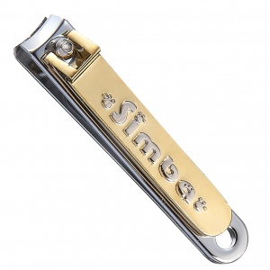 Simba Gold-Plated Carbon Steel Baby Nail Clipper with built-in Nail File