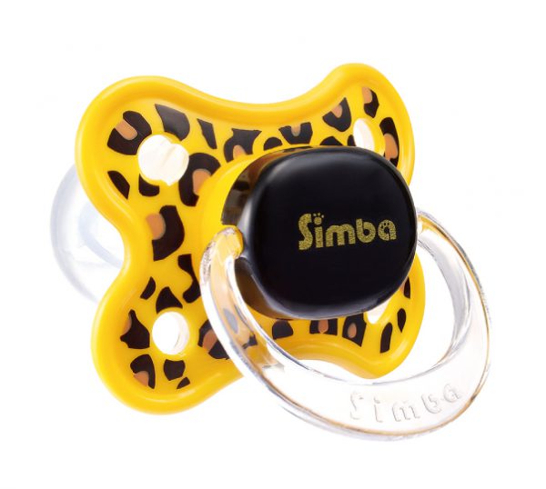 Simba Thumb Shaped Cutie Pacifier (Leopard 0 mth +)