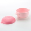 Simba Amazing Self-Feeding Suction Bowl with Lid, BPA-Free (Pink Burger)