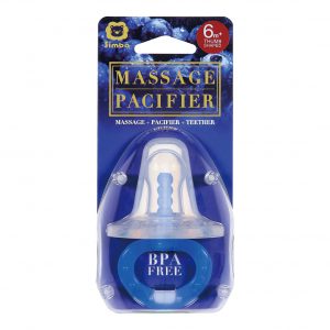 Simba Thumb-Shaped Massage Pacifier (6 mths+, Blue)